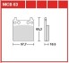 Комплект тормозных колодок, дисковый механизм TRW MCB63 (фото 1)