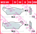 Гальмівна колодка (диск) TRW MCB648RSI (фото 1)