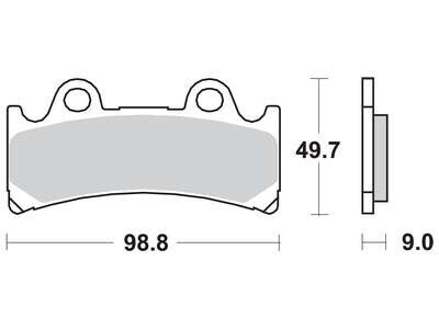 Гальмівна колодка (диск) (LUCAS) TRW MCB656SV