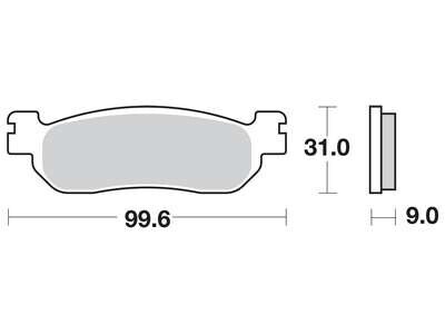 Гальмівна колодка (диск) (LUCAS) TRW MCB699SH