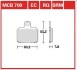 Комплект тормозных колодок, дисковый механизм TRW MCB700EC (фото 1)