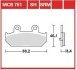 Комплект тормозных колодок, дисковый механизм TRW MCB751SRM (фото 1)