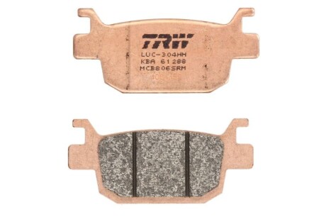 Комплект тормозных колодок, дисковый механизм TRW MCB806SRM