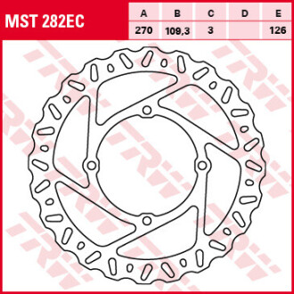 Диск гальмівний (LUCAS) TRW MST282EC