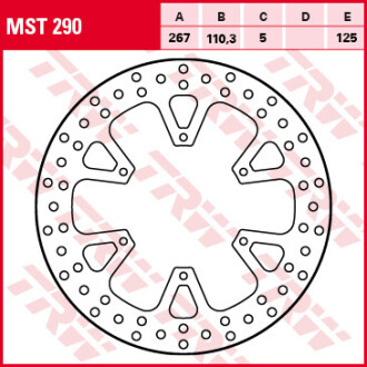 Диск гальмівний (LUCAS) TRW MST290