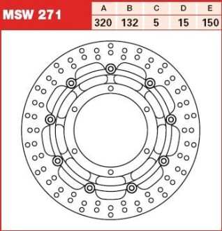 Тормозные диски (LUCAS) TRW MSW271