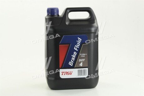 Жидкость тормозная dot 4, "BRAKE FLUID", 5л TRW PFB405