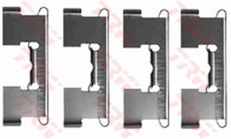 Гальмівні колодки (монтажний набір) (LUCAS) TRW PFK179