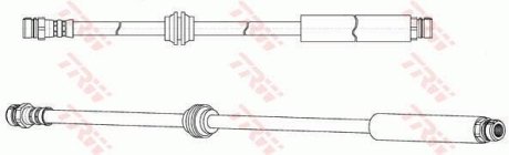 Тормозной шланг TRW PHA566