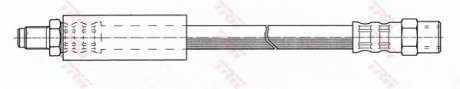 Тормозной шланг TRW PHB238 (фото 1)