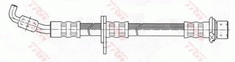 Шланг гальмівний (LUCAS) TRW PHB389