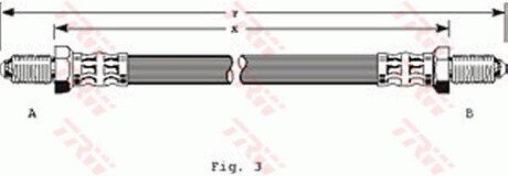 Тормозной шланг TRW PHC150