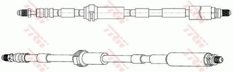 Тормозной шланг TRW PHC313 (фото 1)