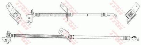 Тормозной шланг TRW PHD1150 (фото 1)