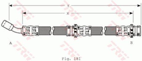 Тормозной шланг TRW PHD199