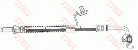 Шланг гальмівний (LUCAS) TRW PHD344