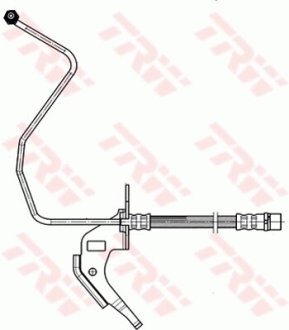 Шланг гальмівний (LUCAS) TRW PHD564