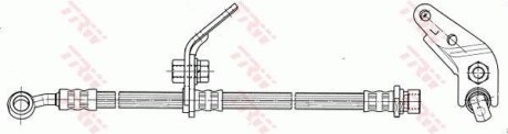 Тормозной шланг TRW PHD7072