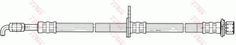 Шланг гальмівний (LUCAS) TRW PHD933 (фото 1)