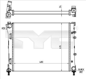 Теплообмінник TYC 7090023R