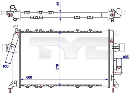 Теплообмінник TYC 7250039R