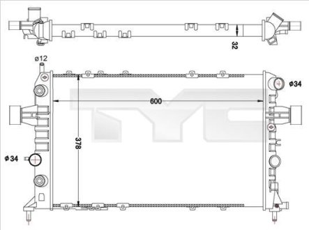 Теплообмінник TYC 7250040R