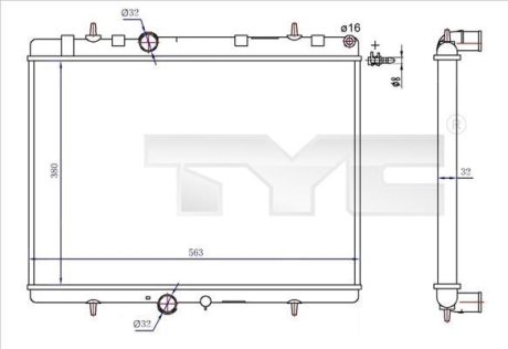 Теплообмінник TYC 7260020R