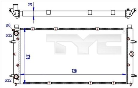 Теплообмінник TYC 7370059R