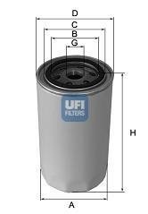 Фільтр масла UFI 2312400