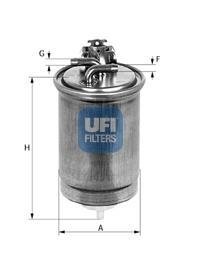 Фільтр палива UFI 2442600