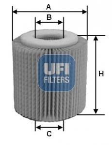 Фільтр масла UFI 2515000