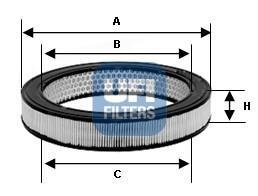 Фільтр повітряний UFI 2771900