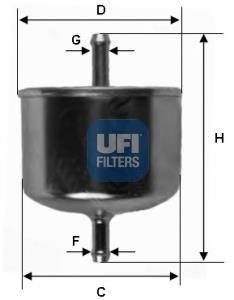 Фільтр палива UFI 3162600