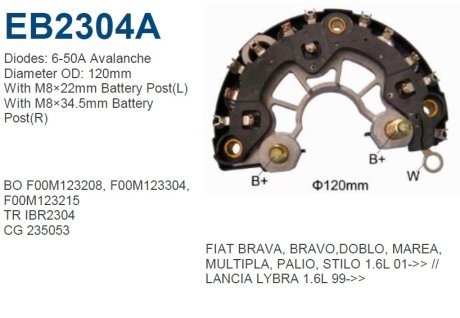 Діодний міст UTM EB2304A (фото 1)