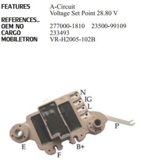 Регулятор генератора UTM RW9493A