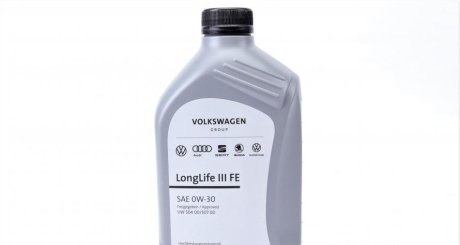 Олива моторна LongLife III SAE 0W-30 (1 Liter) VAG GS55545M2