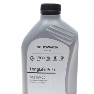 Масла моторные LongLife IV SAE 0W20 (1 Liter) (Multi Logo) VAG GS60577M2