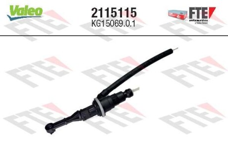 Головний циліндр, зчеплення Valeo 2115115