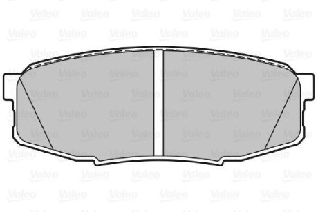 Гальмівні колодки (набір) Valeo 301340 (фото 1)