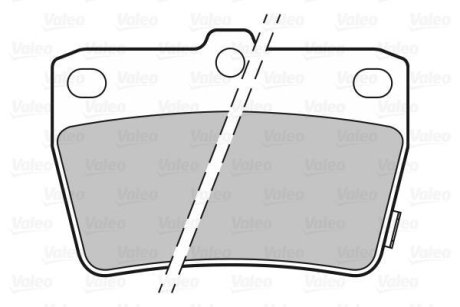 Гальмівні колодки (набір) Valeo 301673 (фото 1)