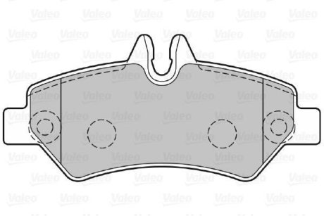 Гальмівні колодки (набір) Valeo 301728