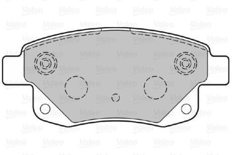 Гальмівні колодки (набір) Valeo 301738 (фото 1)