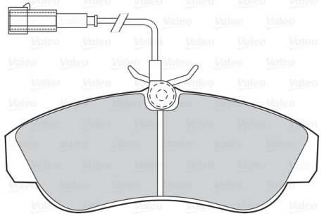 Гальмівні колодки дискові FIRST CI/FI/PE Valeo 302061