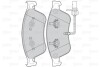 Гальмівні колодки дискові FIRST BRAKE PADS FIRST MERC C CLASS 01.07> FR Valeo 302071 (фото 1)