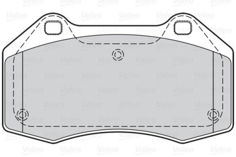 Гальмівні колодки дискові FIRST BRAKE PADS FIRST LOGAN II 10.12> F Valeo 302072