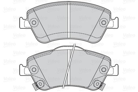Гальмівні колодки дискові FIRST AURIS 10.06> FR Valeo 302115 (фото 1)