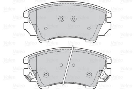 Гальмівні колодки дискові CHEVROLET/OPEL Malibu/AstraJ/Cascada/InsigniaA/Zafira "1,4-2,4 "F "08>> Valeo 302117