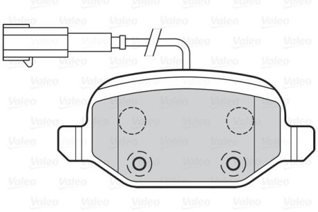 Гальмівні колодки дискові FIRST AR MITO RR Valeo 302140