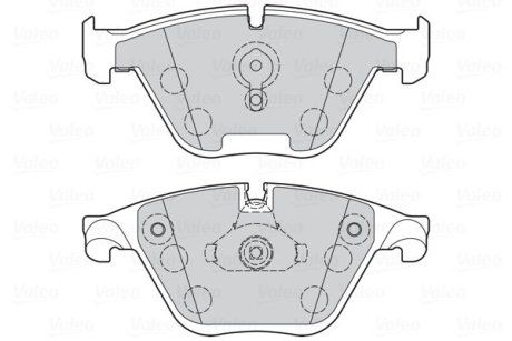 Гальмівні колодки дискові BMW 5/6/7 "F "04-18 Valeo 302273 (фото 1)