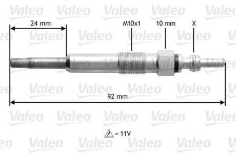 Glow-Plug Valeo 345104